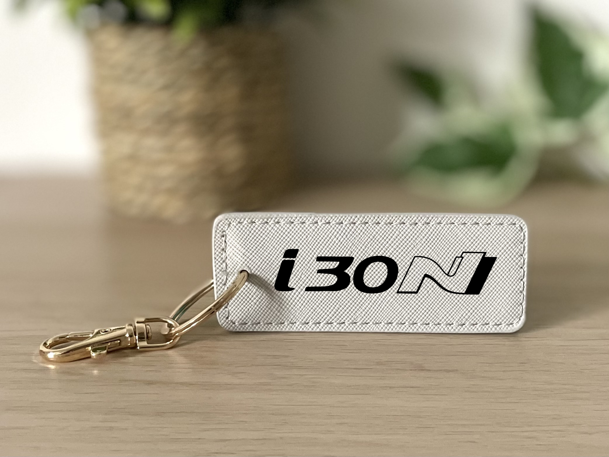 Porte clés i30n gris