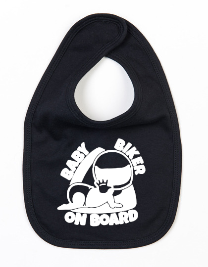 Bavoir Baby Biker noir