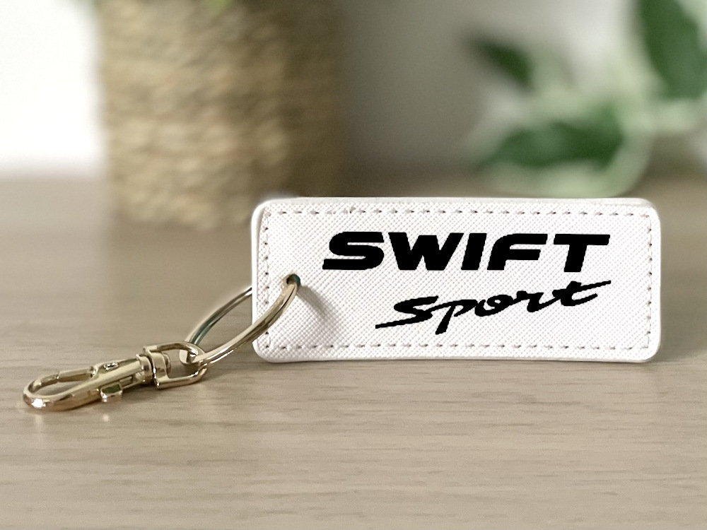 Porte clés Swift Sport blanc