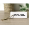 Porte clé Diavel blanc