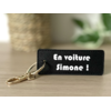 Porte clé En voiture Simone noir