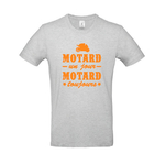 T-shirt homme Motard un jour - gris