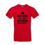 T-shirt homme Motard un jour - rouge
