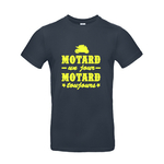 T-shirt homme Motard un jour - marine