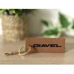 Porte clé Diavel marron