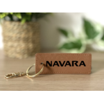 Porte clé Navara marron