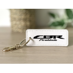 Porte clé CBR blanc