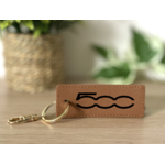 Porte clé 500 marron