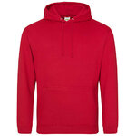 Sweat capuche rouge