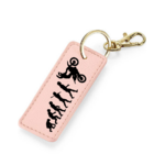 Porte clés évolution homme wheeling rose