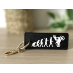Porte clés évolution homme wheeling noir