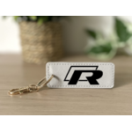 Porte clés R gris
