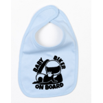 Bavoir Baby Biker bleu