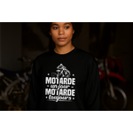 Sweat Motarde un jour motarde toujours noir
