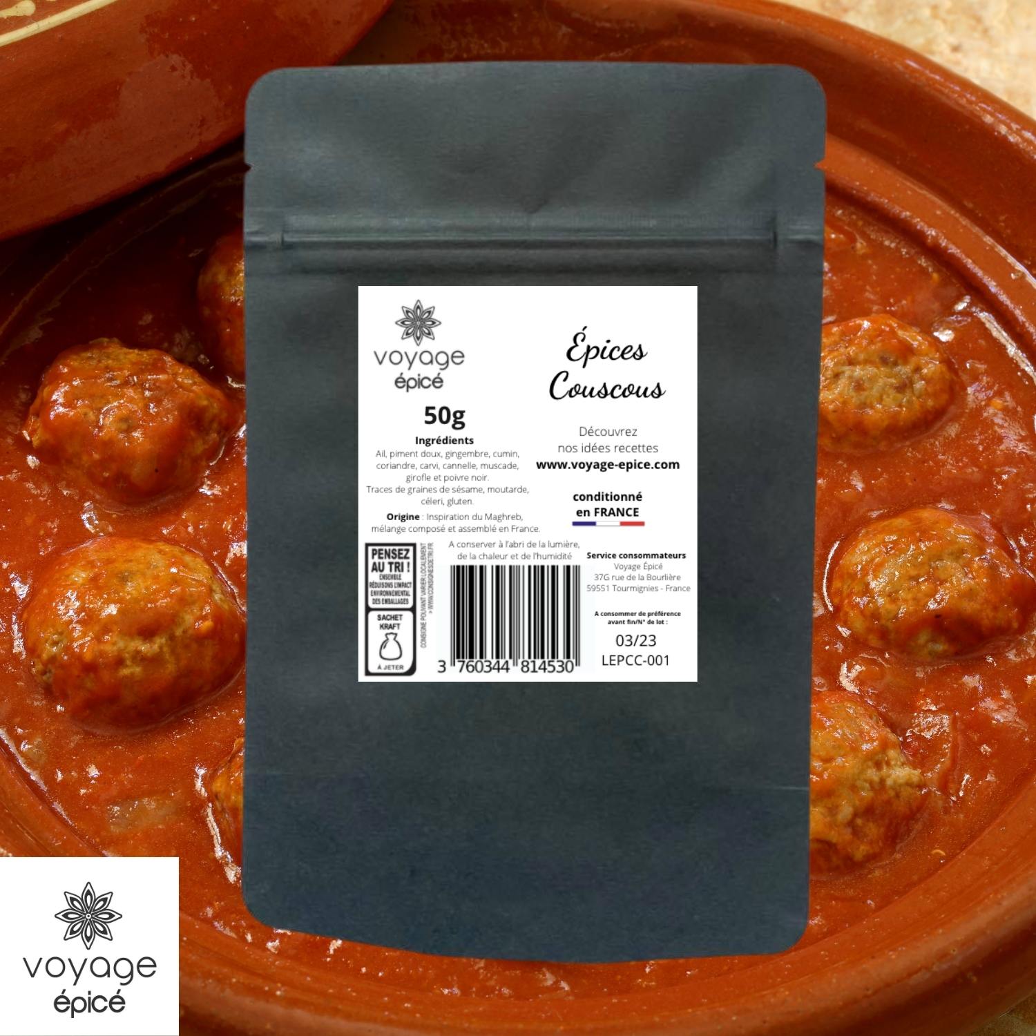 Epices Couscous Achat au poids, composition et cuisine