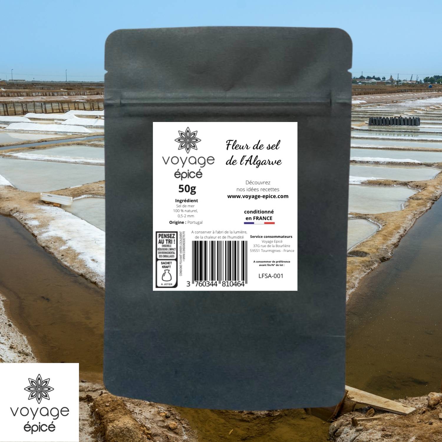 Fleur-de-sel-Algarve-portugal-voyage-epice-sachet-50g