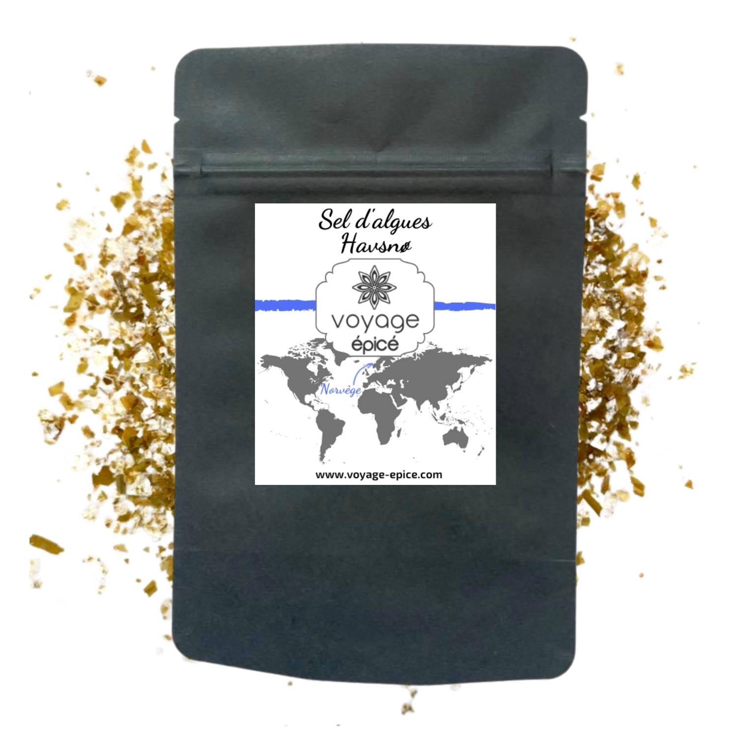 Sel-algues-Havsnø-norvège-voyage-epice-sachet