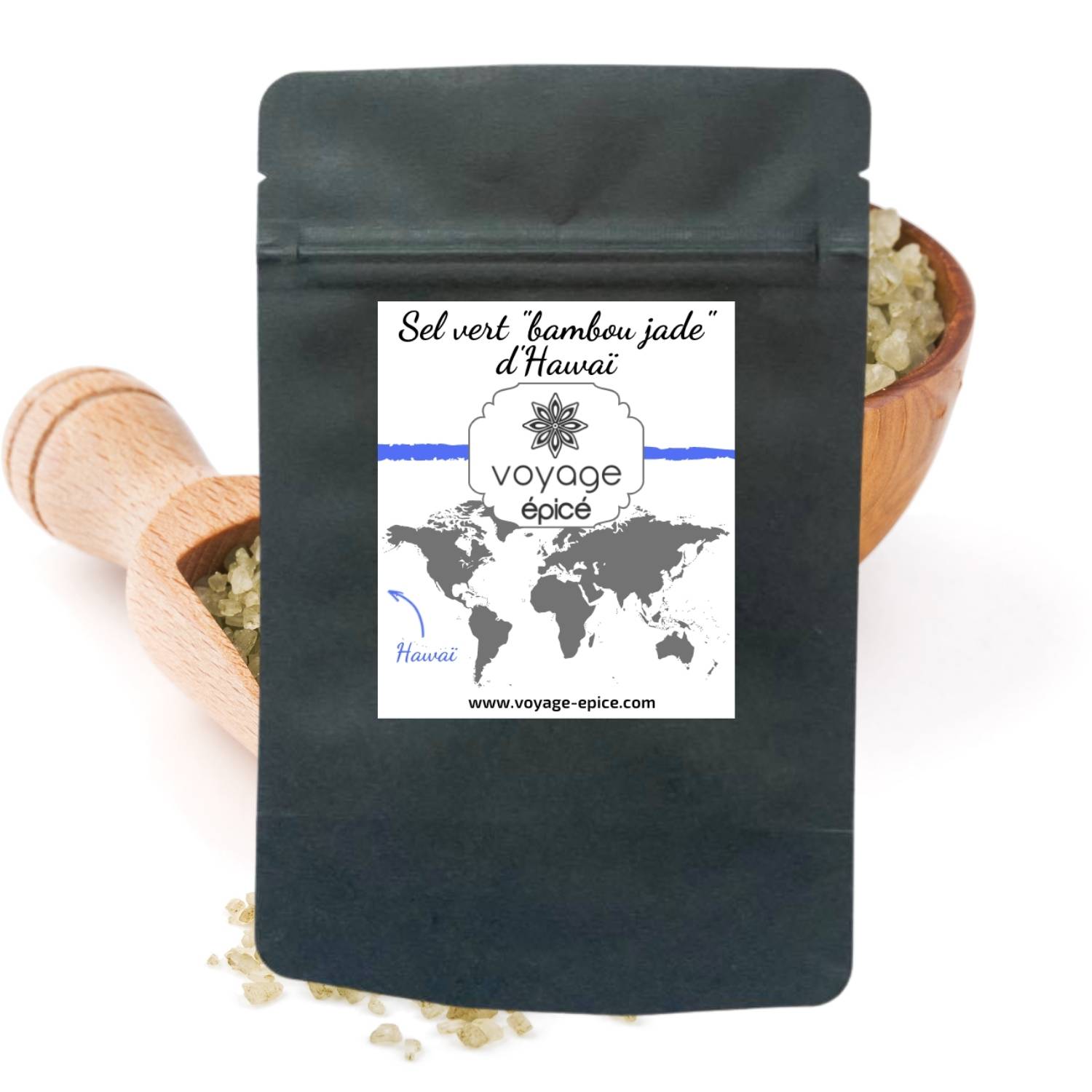 Sel-vert-Hawaï-bambou-jade-voyage-epice-sachet