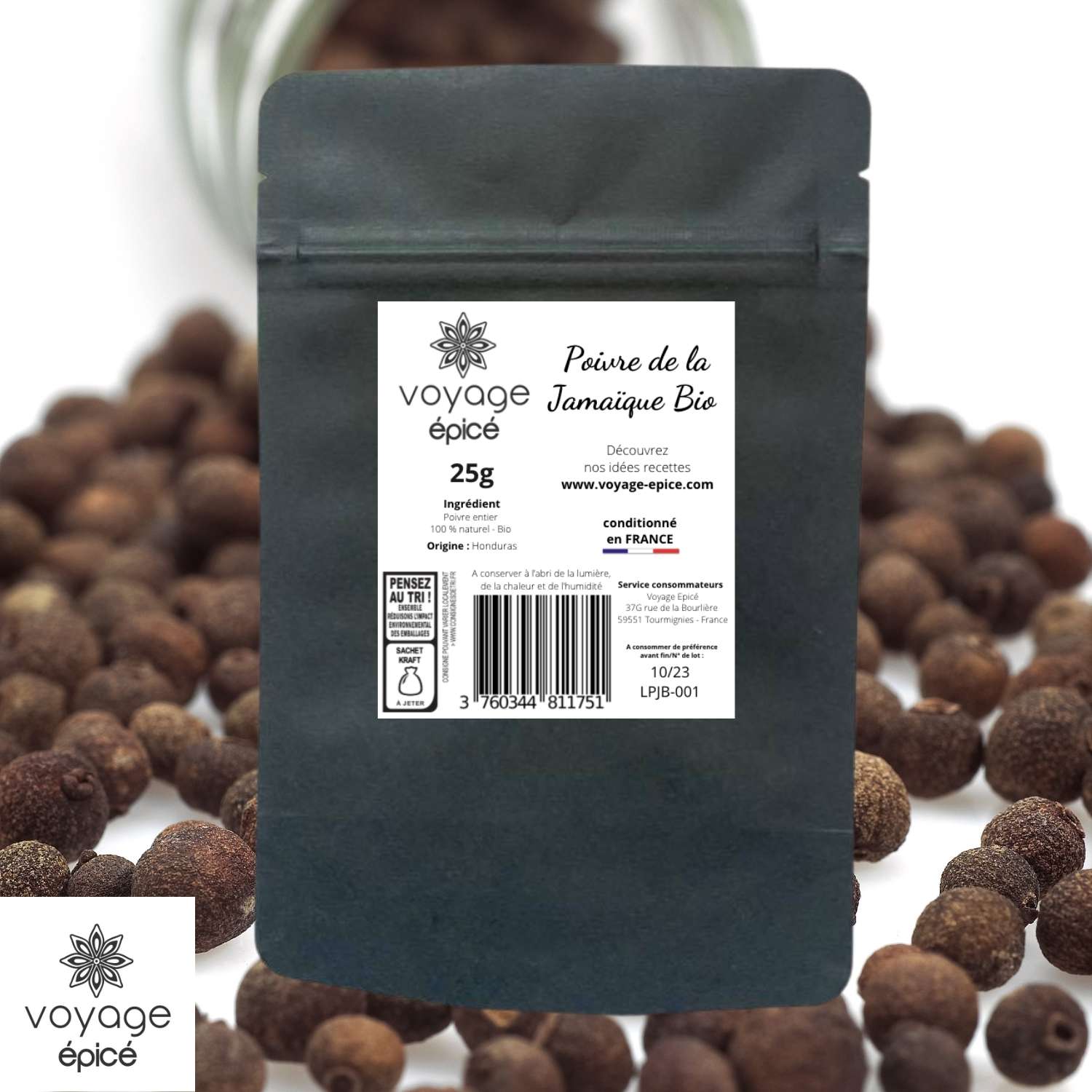Piment-de-la-Jamaïque-Bio-honduras-voyage-epice-sachet-25g