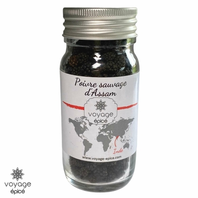 Poivre-sauvage-d-Assam-Inde-voyage-epice-pot-65g