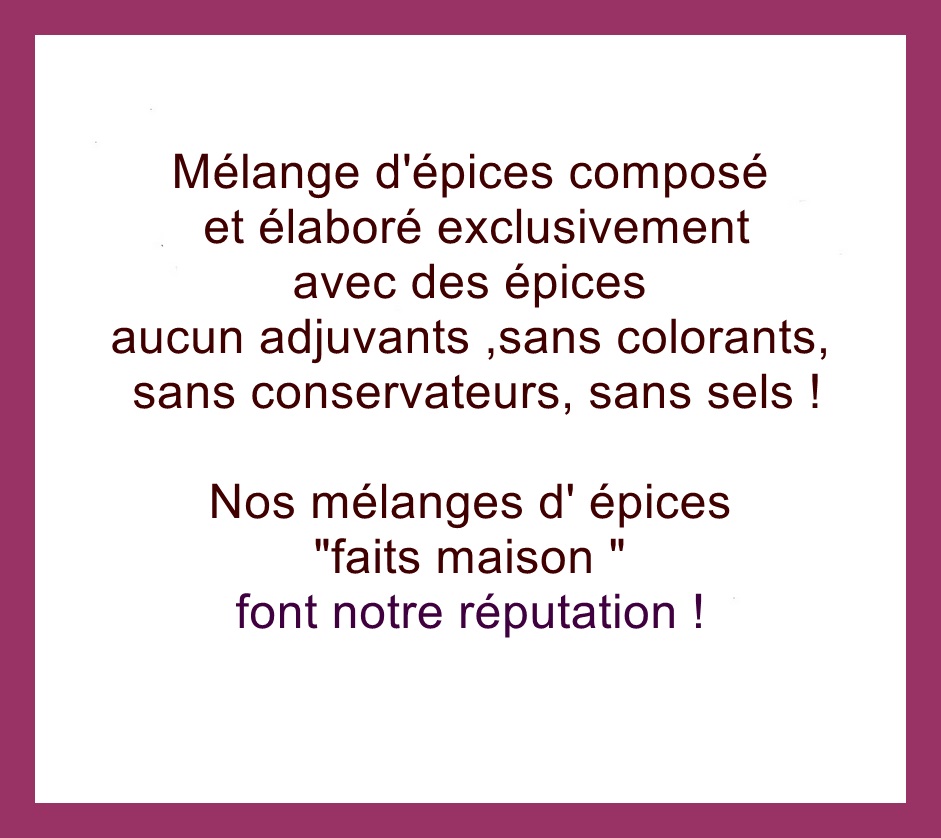 Mélanges dépices Mondépices