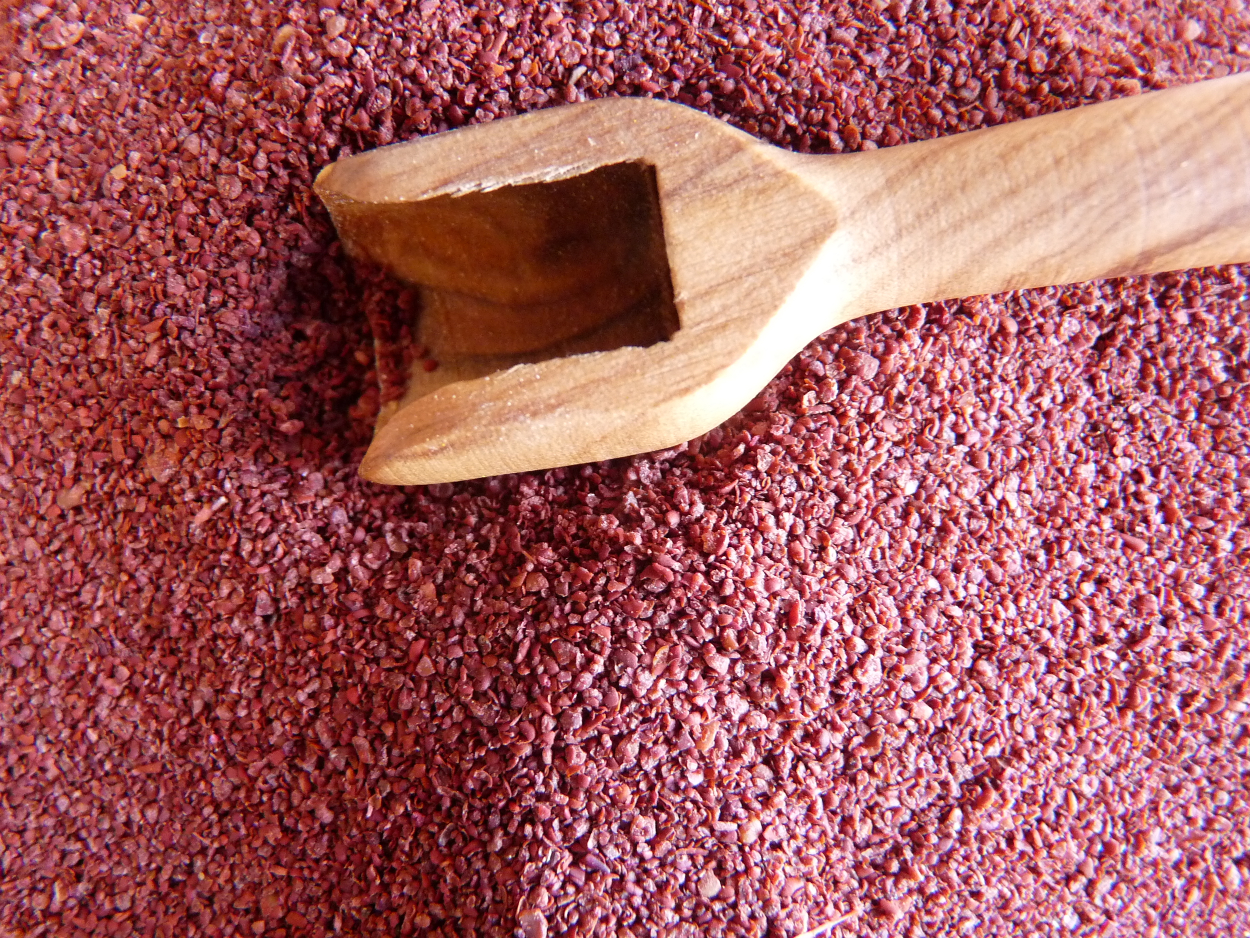Sumac moulu, épice rouge acidulée