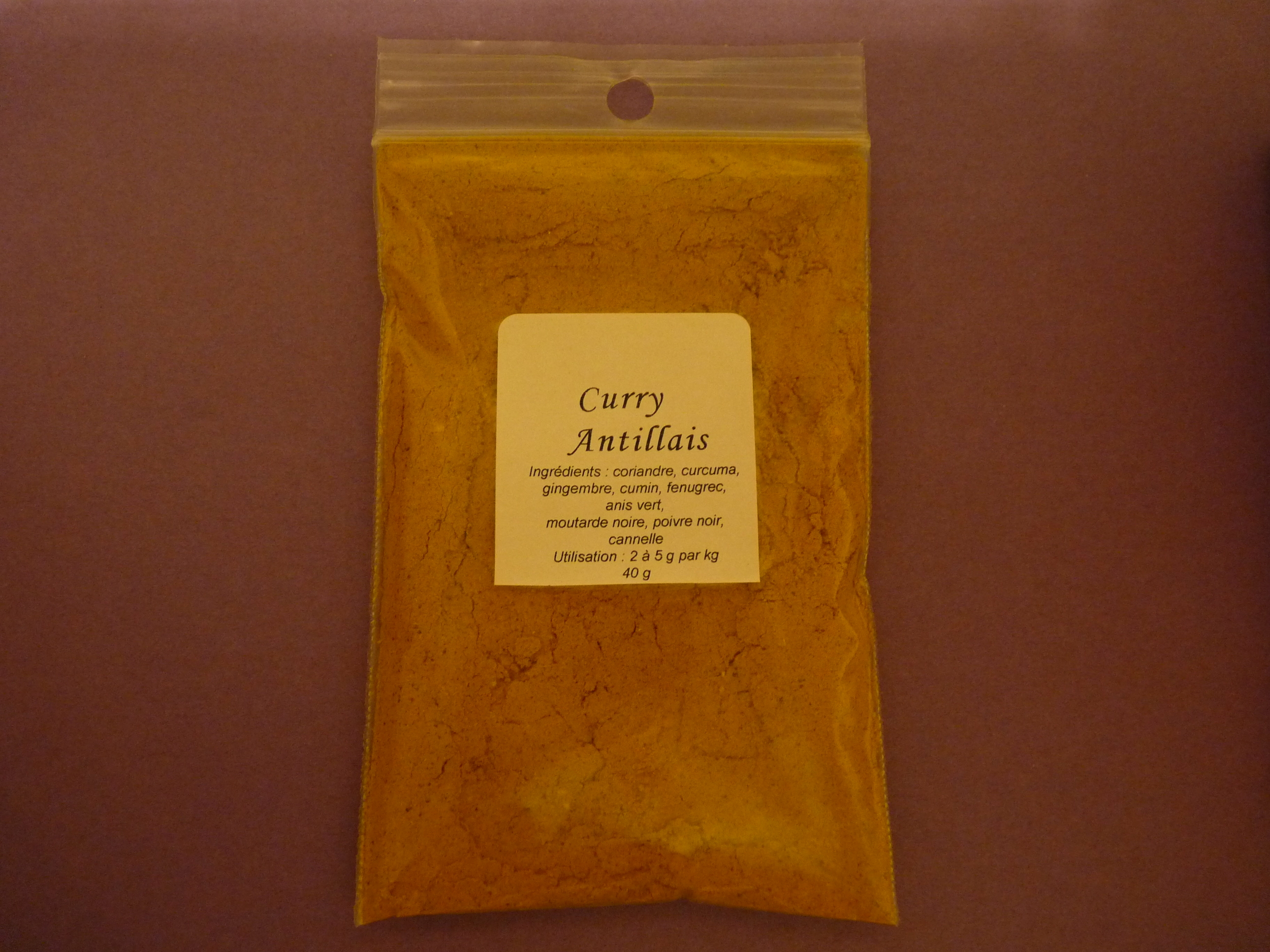 Curry Antillais  40 g 