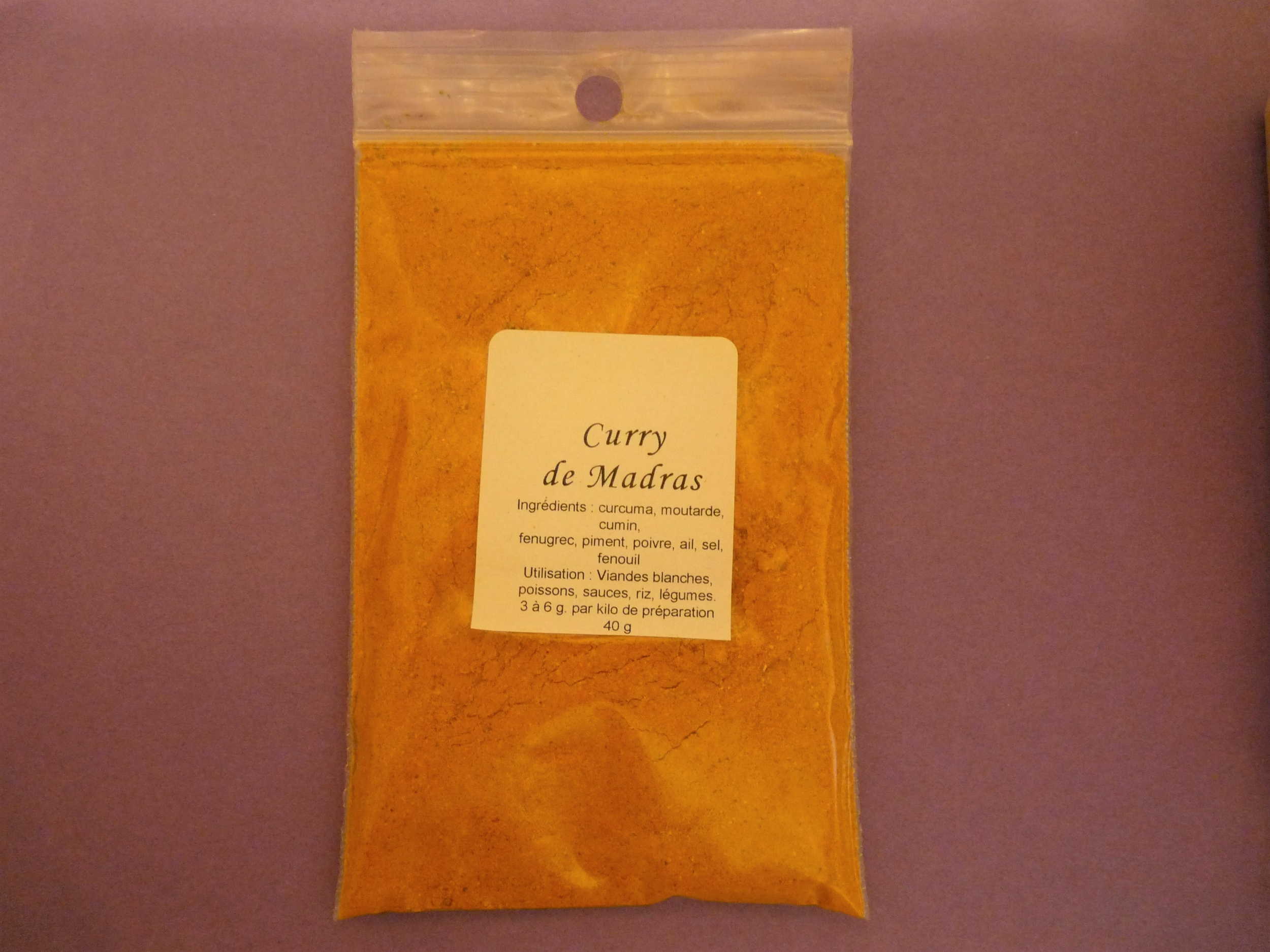 Curry de Madras 40 g 