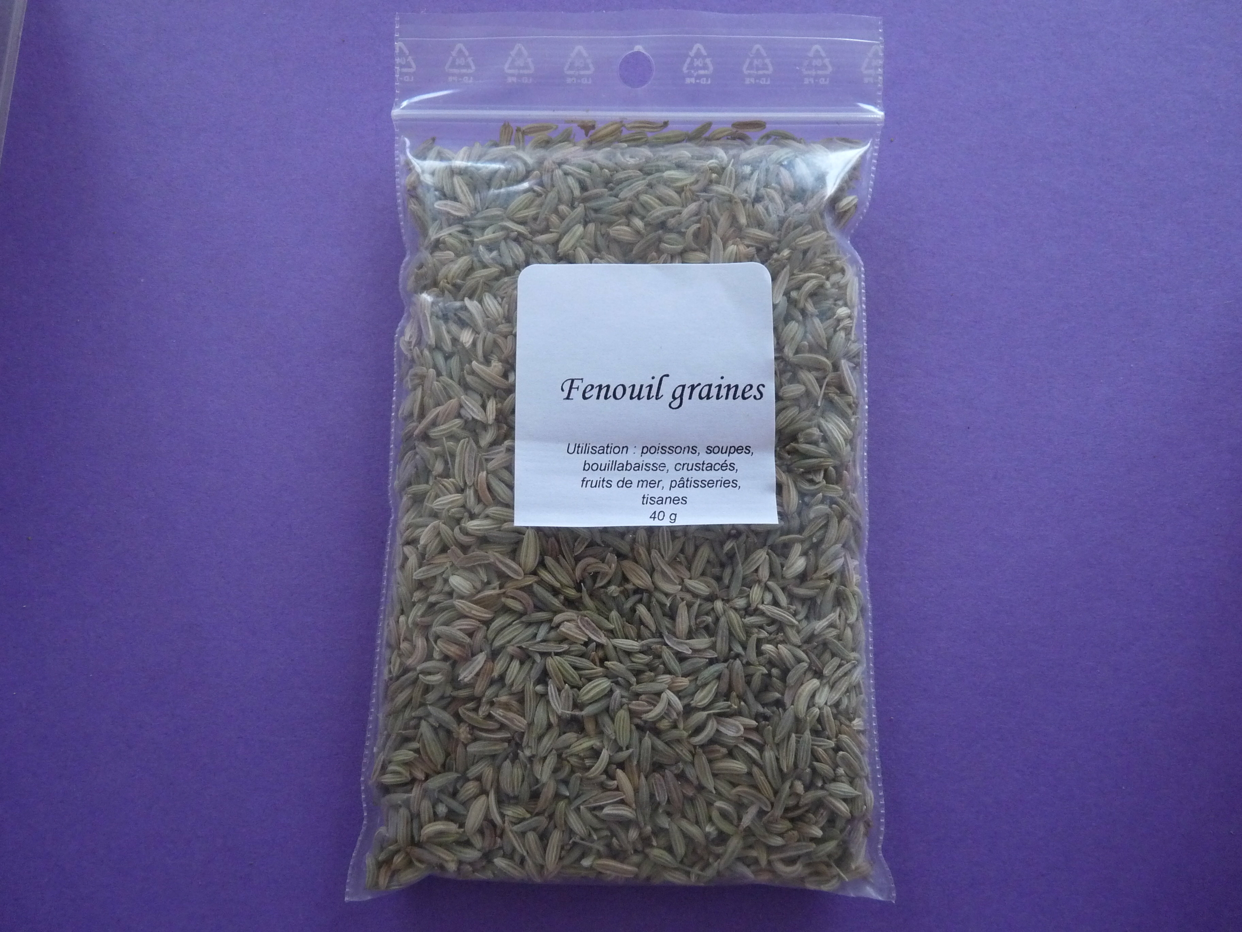 Fenouil graines 40 g 