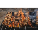 Viandes Grillées Sur Brochettes