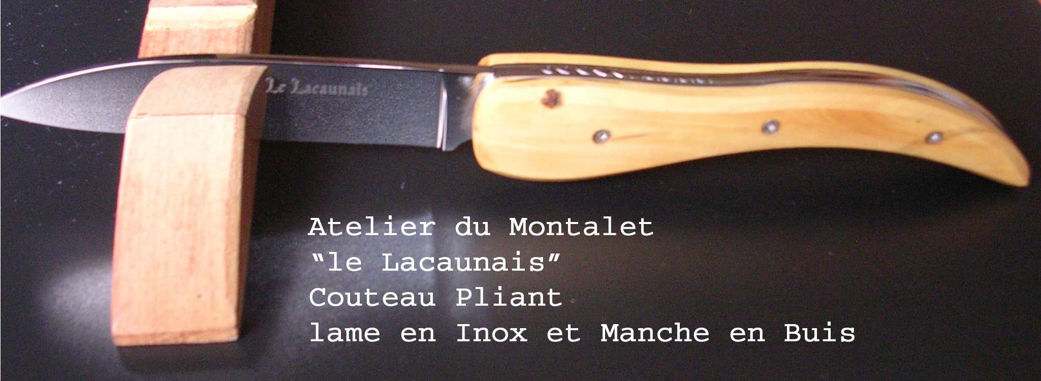 Couteau à jambon Millas par l'Atelier du Montalet