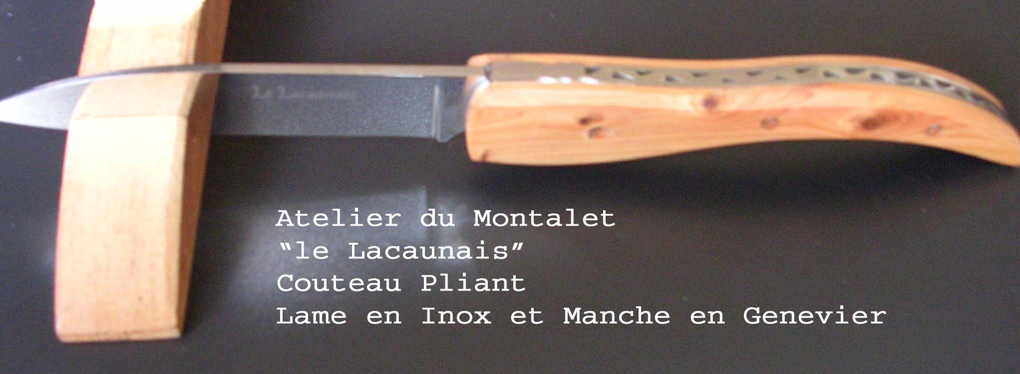 Couteau à jambon Millas par l'Atelier du Montalet