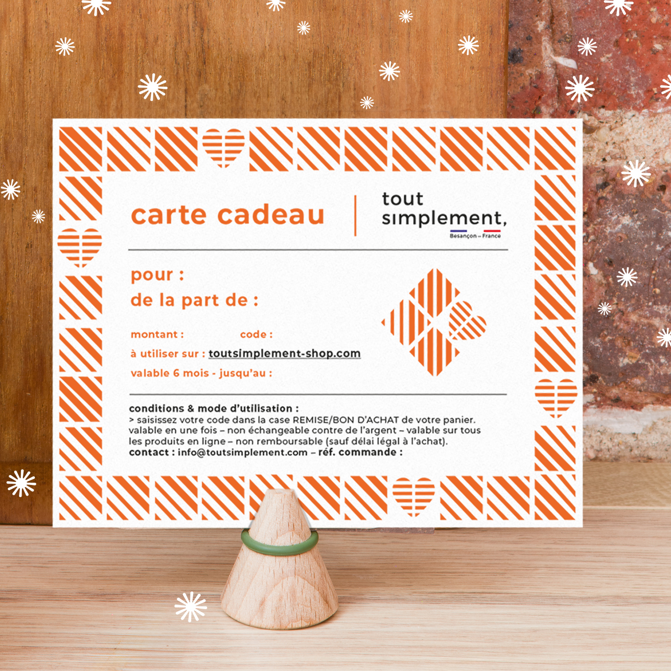 carte cadeau hiver