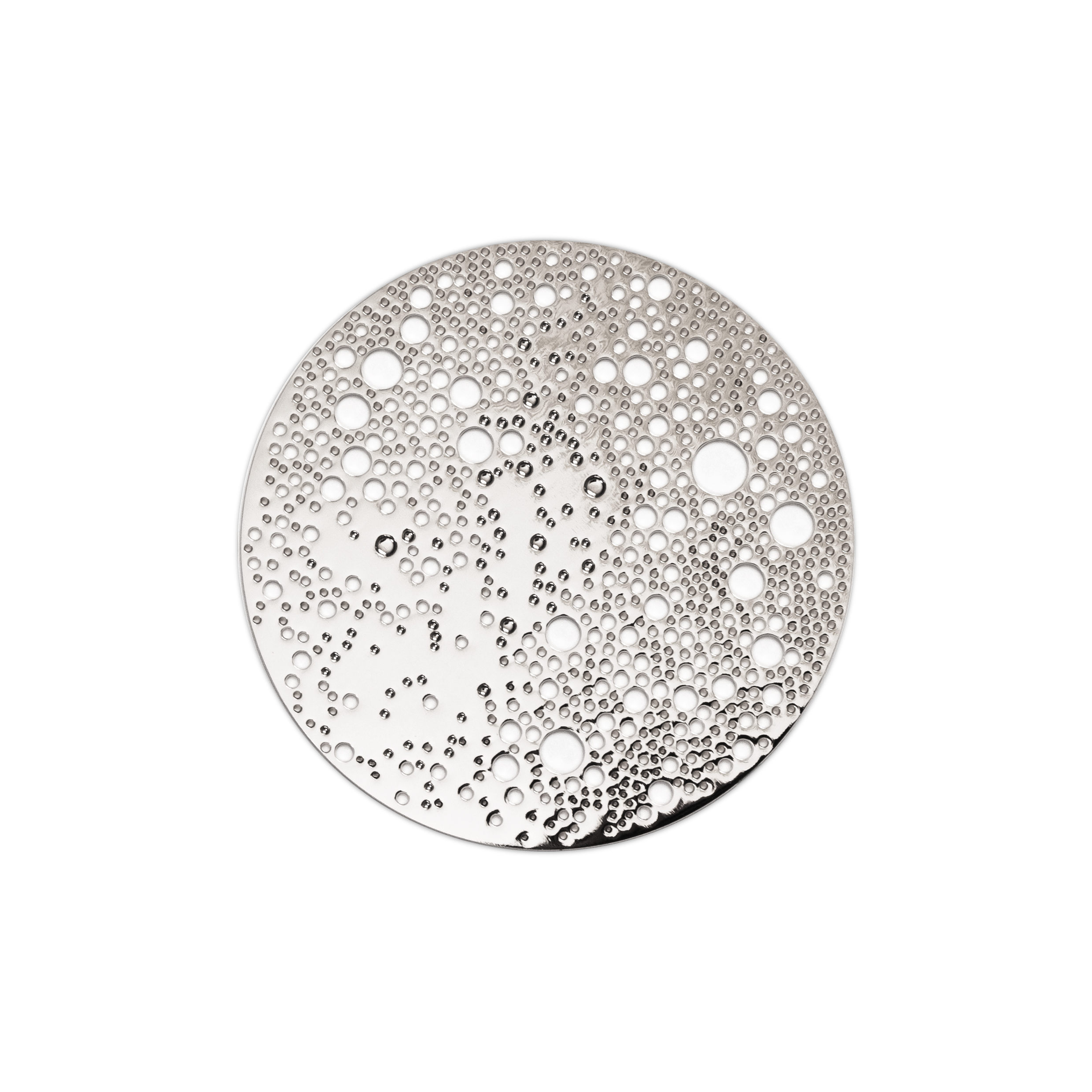 broche magnétique Lunar - petite argenté - Design Constance Guisset