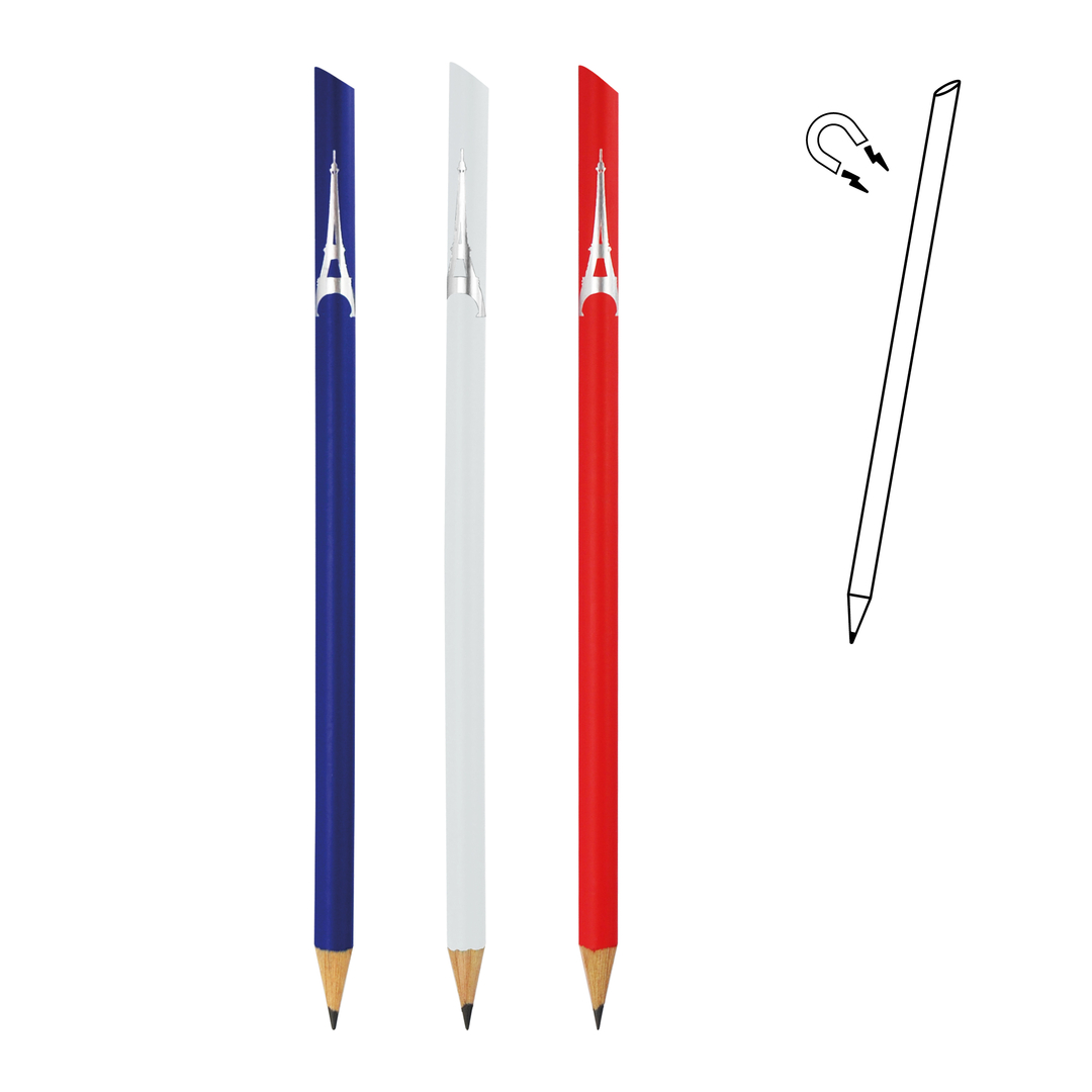 crayon magnétique Tour Eiffel bleu blanc rouge Paris