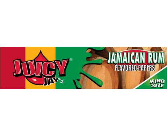 Feuilles aromatisées  Juicy Jay\'s  Jamaican Rum