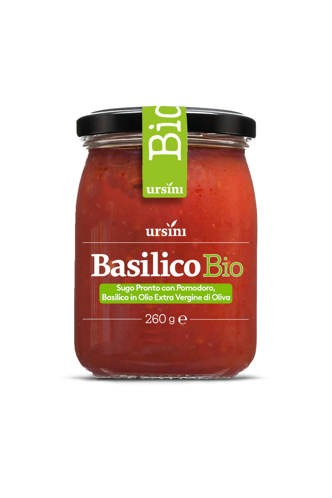 sauce basilic bio