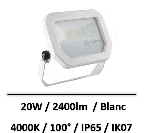 projecteur-led-20W-blanc