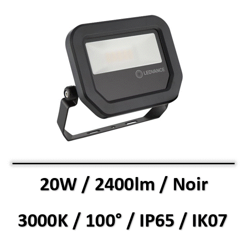 projecteur-led-ledvance-noir