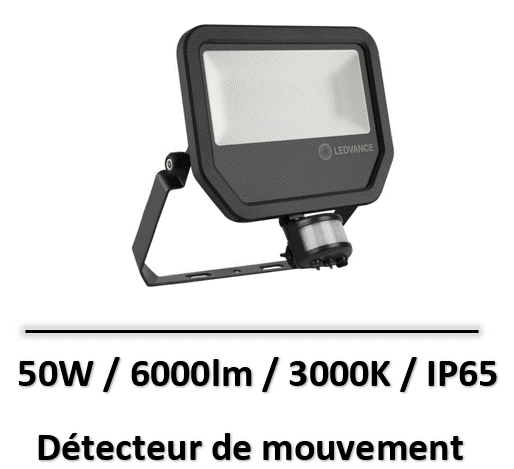 projecteur-led-detecteur-ledvance-noir