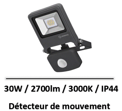 projecteur-led-gris-ledvance-30W