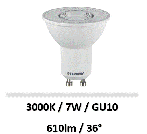 ampoule-led-sylvania-7W