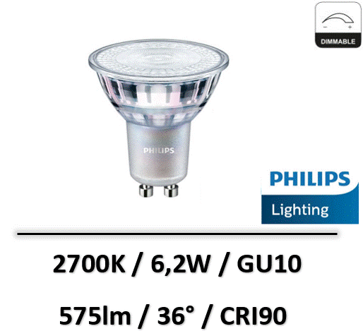 ampoule-led-GU10-philips-6W
