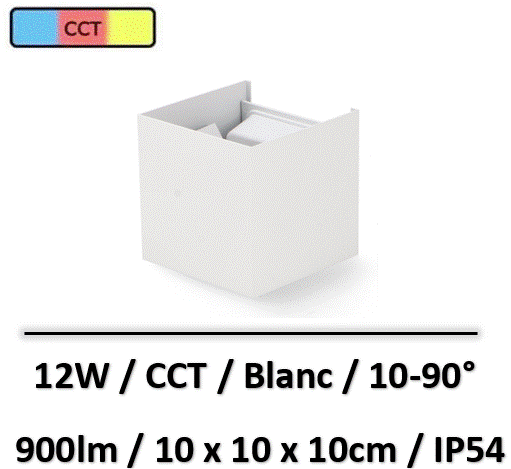 applique-led-murale-blanche-ledme