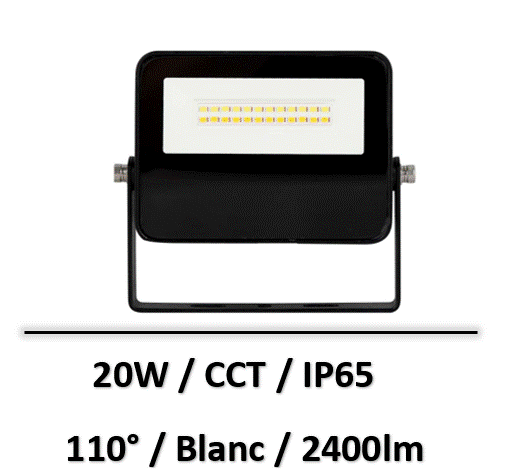 projecteur-led-noir-CCT-20W