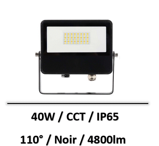projecteur-led-noir-beneito-40W-CCT