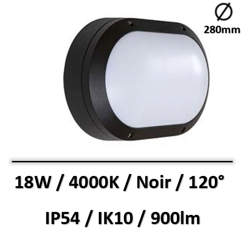 lebenoid-orcade-noir-18w