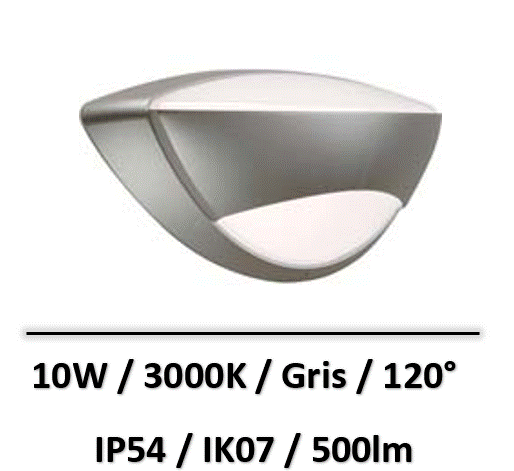 applique-led-gris-lebenoid-10W
