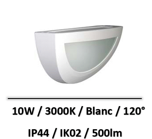 applique-led-blanche-10W-lebenoid