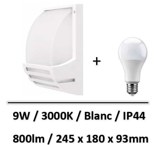 applique-led-blanc-9W